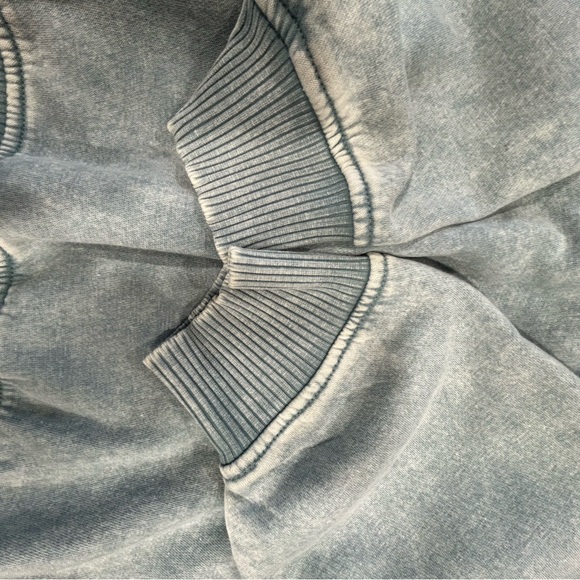 Zenana Crewneck Sweatshirt Seafoam L/XL - Picture 7 of 9